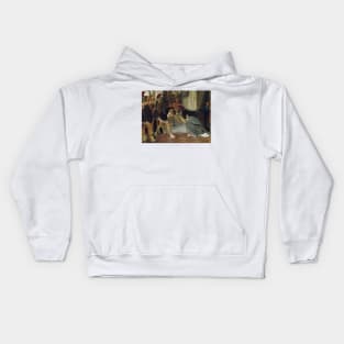 Proclaiming Claudius Emperor, Opus XlVIII by Lawrence Alma-Tadema Kids Hoodie